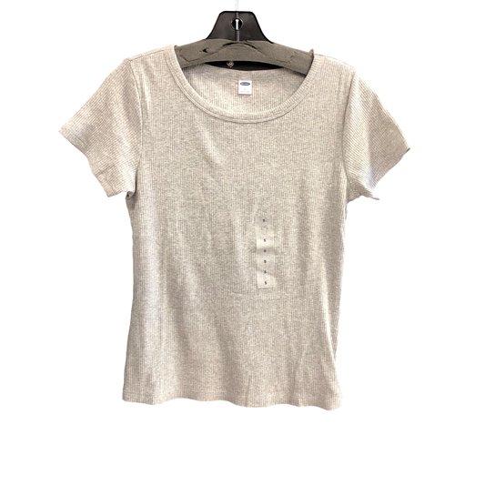 Top Short Sleeve Basic By Old Navy In Grey, Size: S