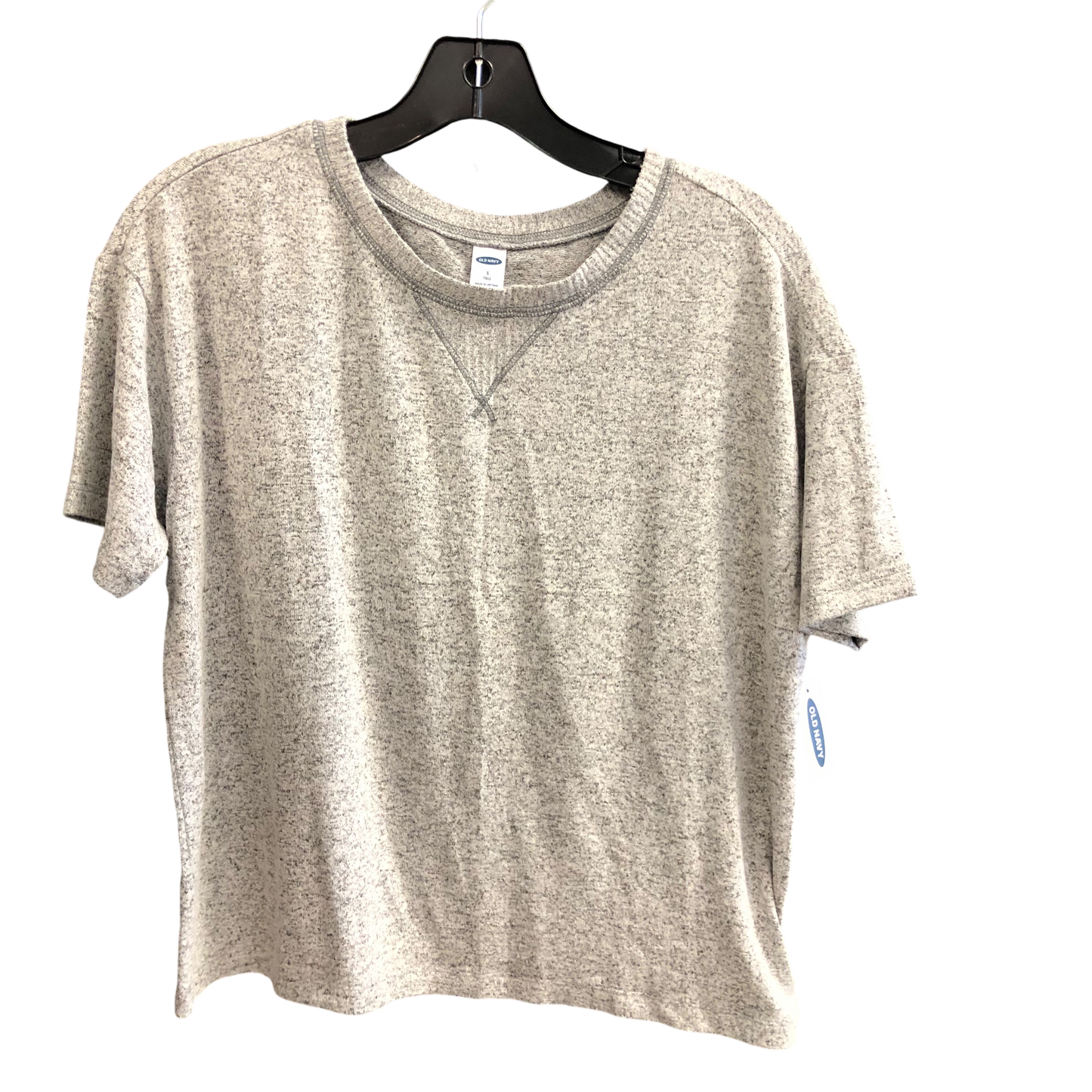 Top Short Sleeve By Old Navy In Grey, Size: S