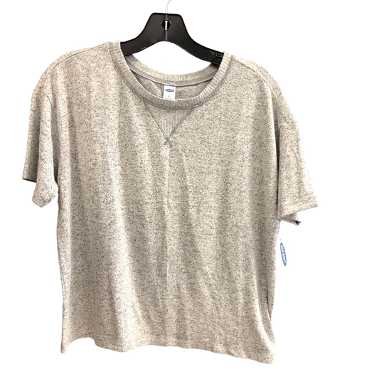 Top Short Sleeve By Old Navy In Grey, Size: S