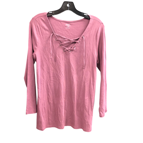 Top Long Sleeve By Old Navy In Mauve, Size: L