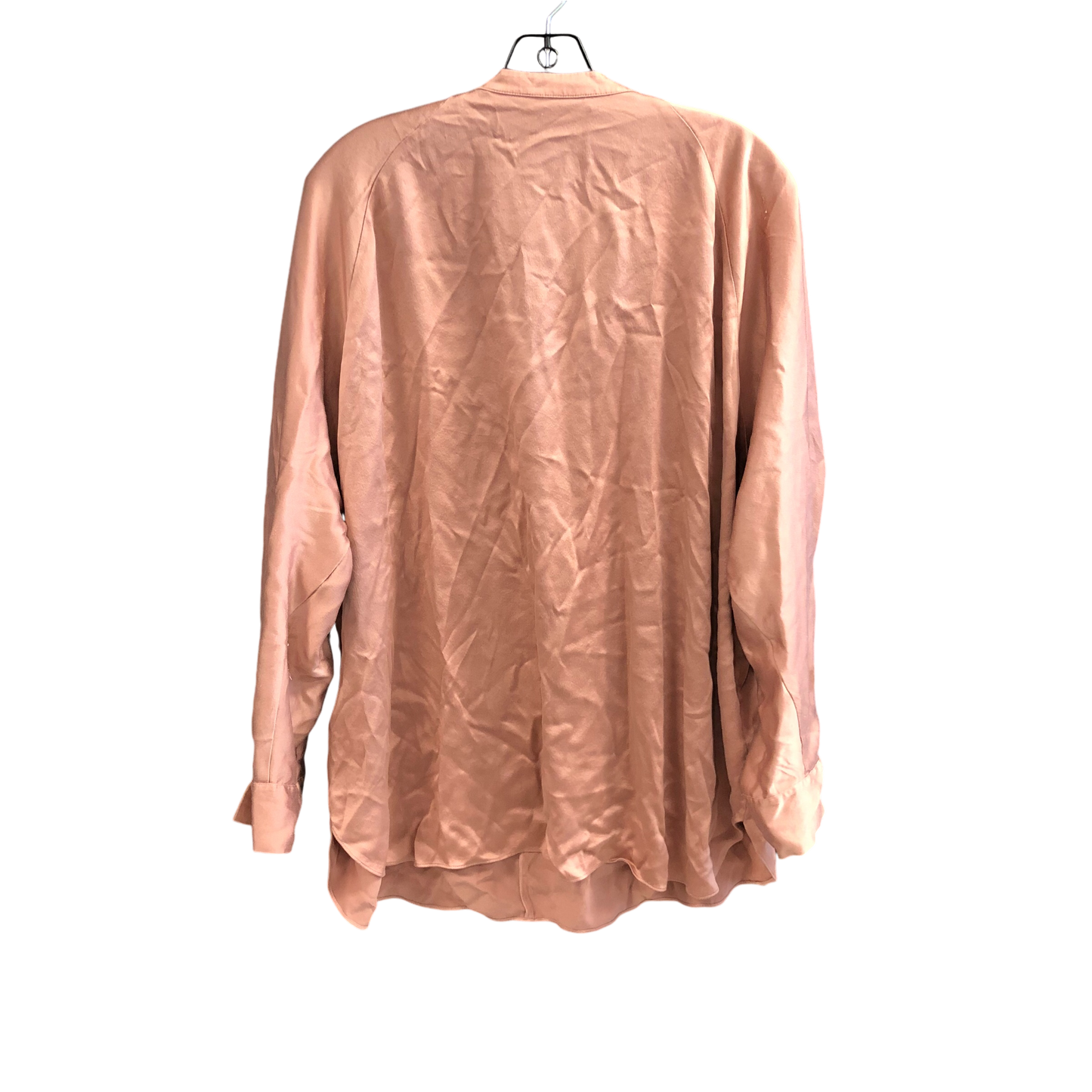 Top Long Sleeve Designer By Vince In Rose Gold, Size: 2x