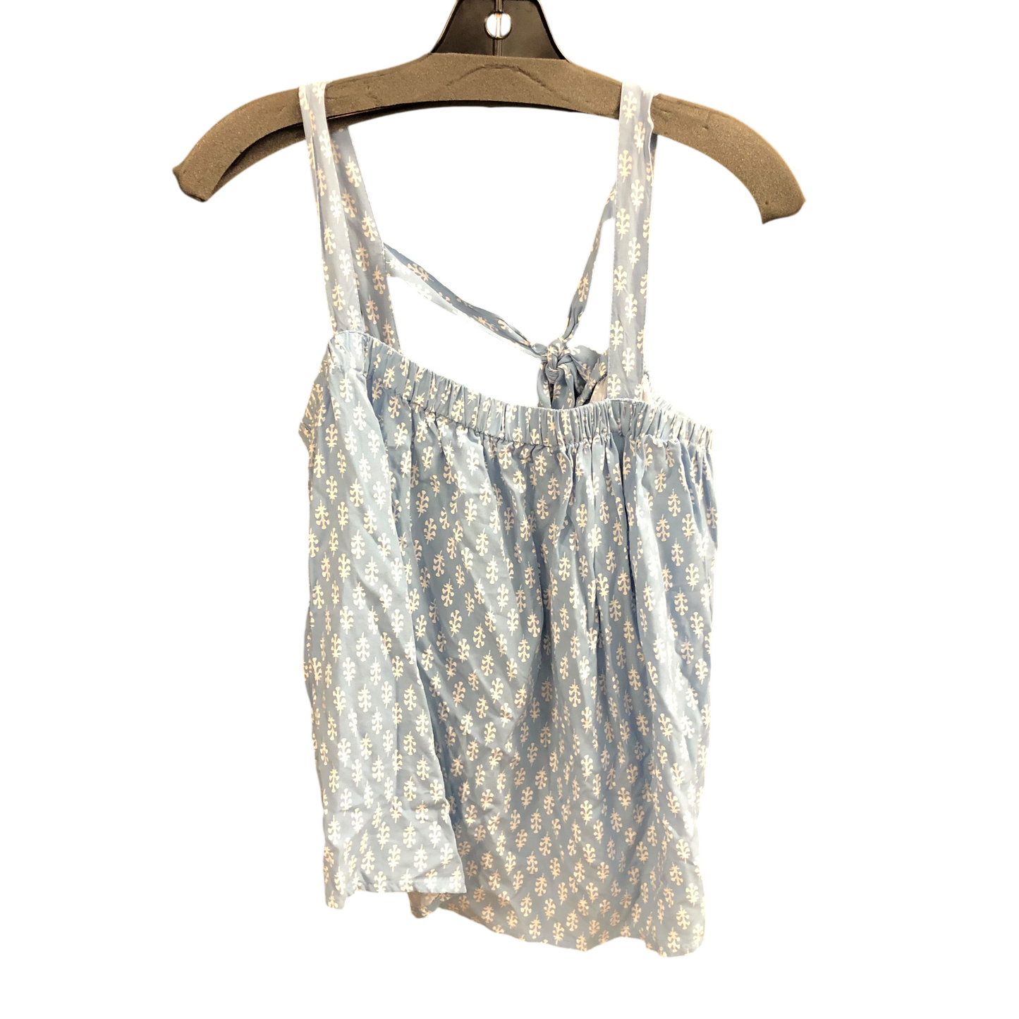 Top Sleeveless By Old Navy In Blue & White, Size: M