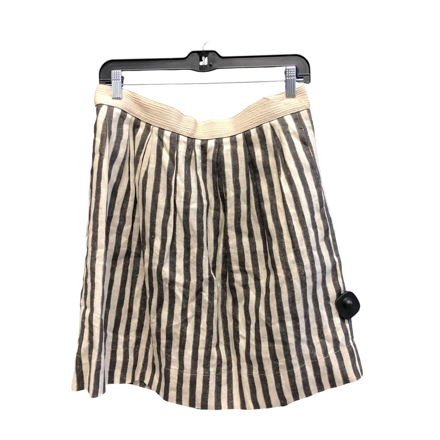 Skirt Mini & Short By Loft In Striped Pattern, Size: 8