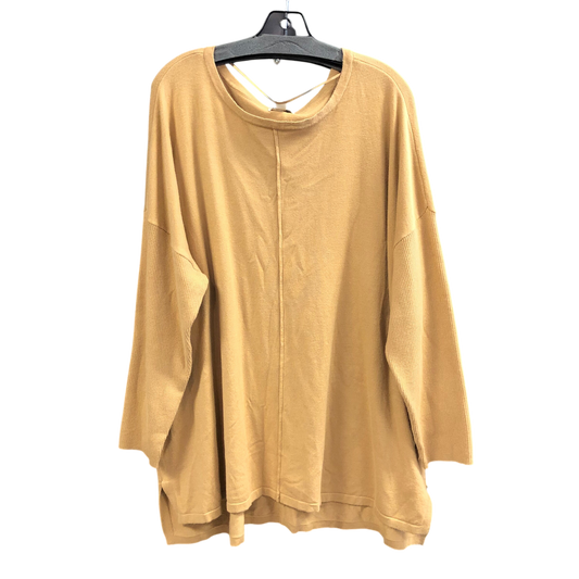 Sweater By Style And Company In Tan, Size: 3x