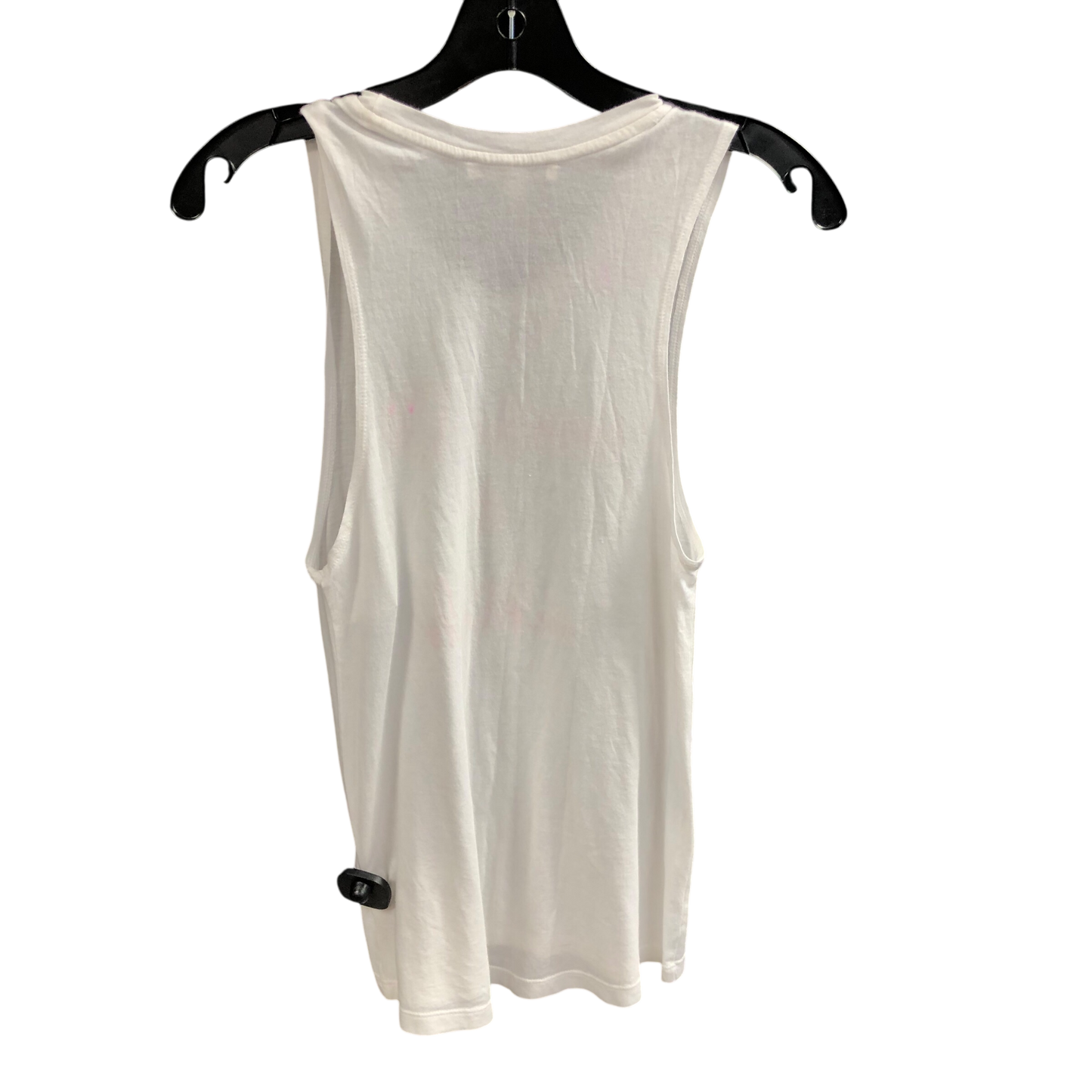 Top Graphic Sleeveless By Express In White, Size: S