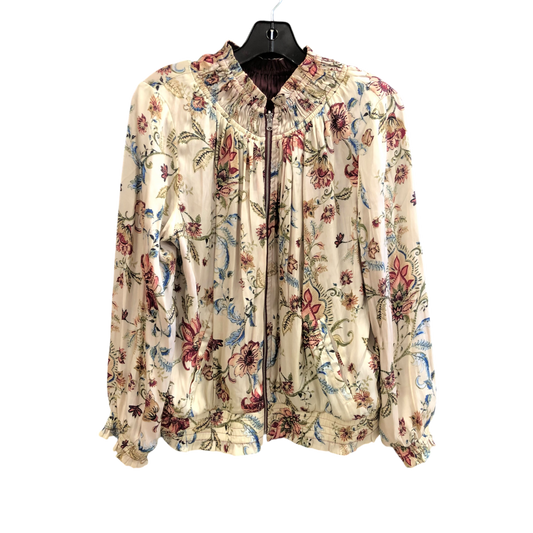 Jacket Other By Chicos In Floral Print, Size: M