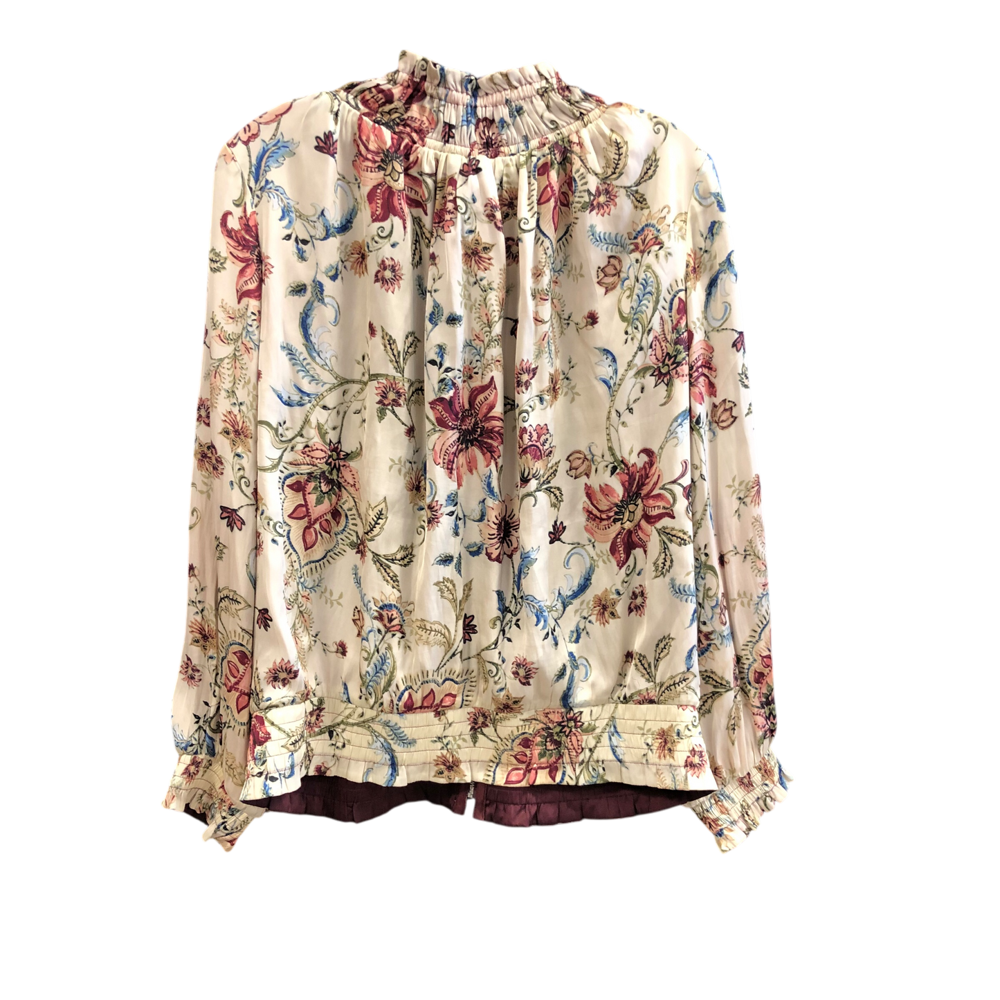 Jacket Other By Chicos In Floral Print, Size: M