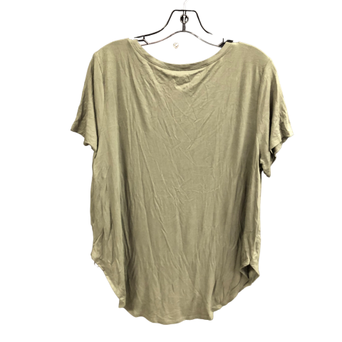 Top Short Sleeve By Halogen In Green, Size: L