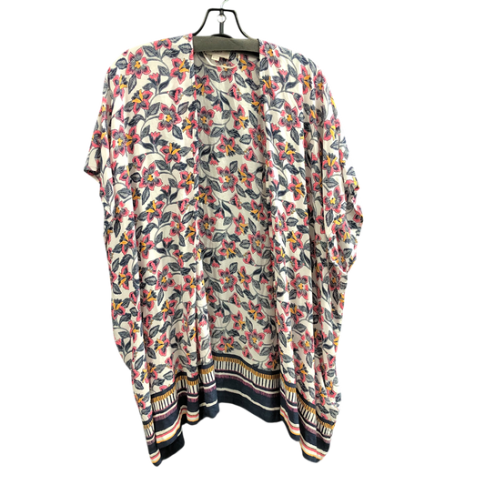 Kimono By Loft In Floral Print, Size: Osfm