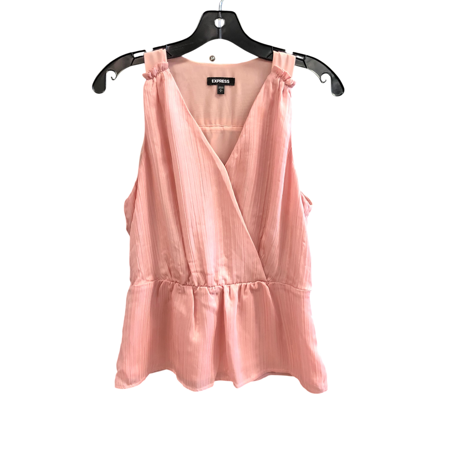 Top Sleeveless By Express In Pink, Size: S