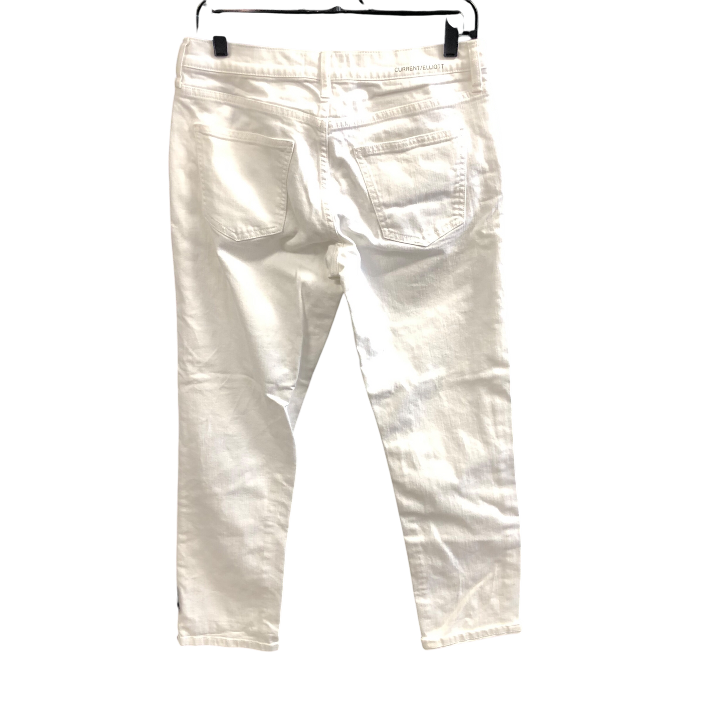 Jeans Designer By Current Elliott In White, Size: 4