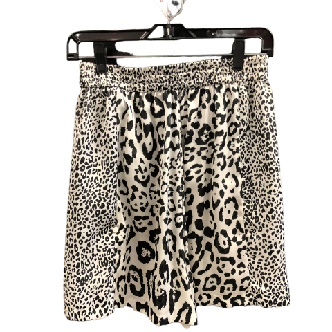 Animal Print Shorts Zara Basic, Size S