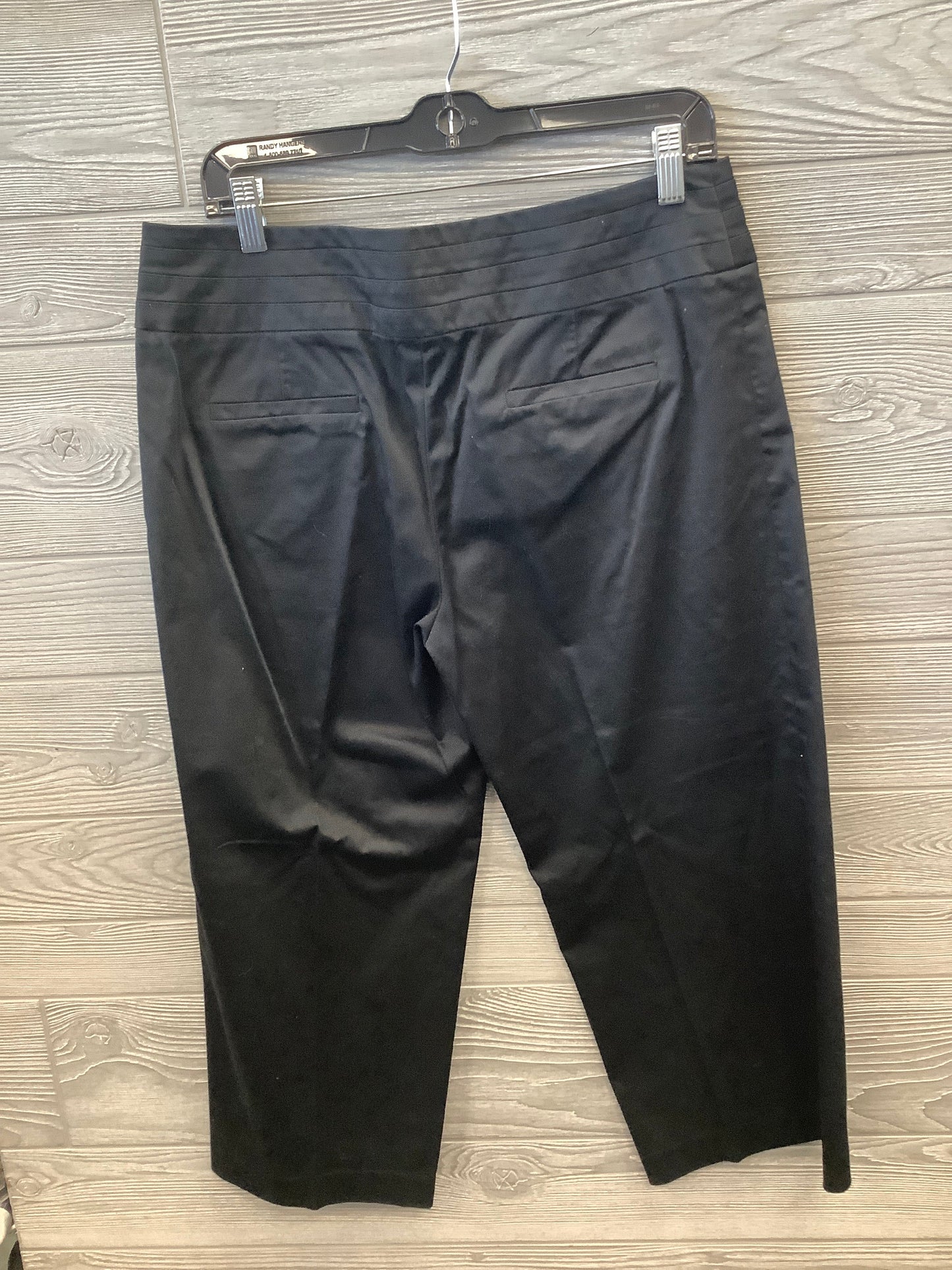 Capris By Ab Studio In Black, Size: 10.5