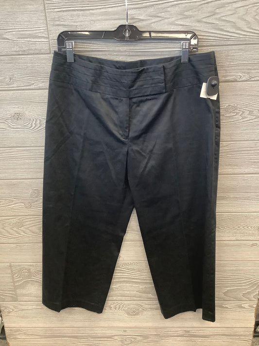 Capris By Ab Studio In Black, Size: 10.5