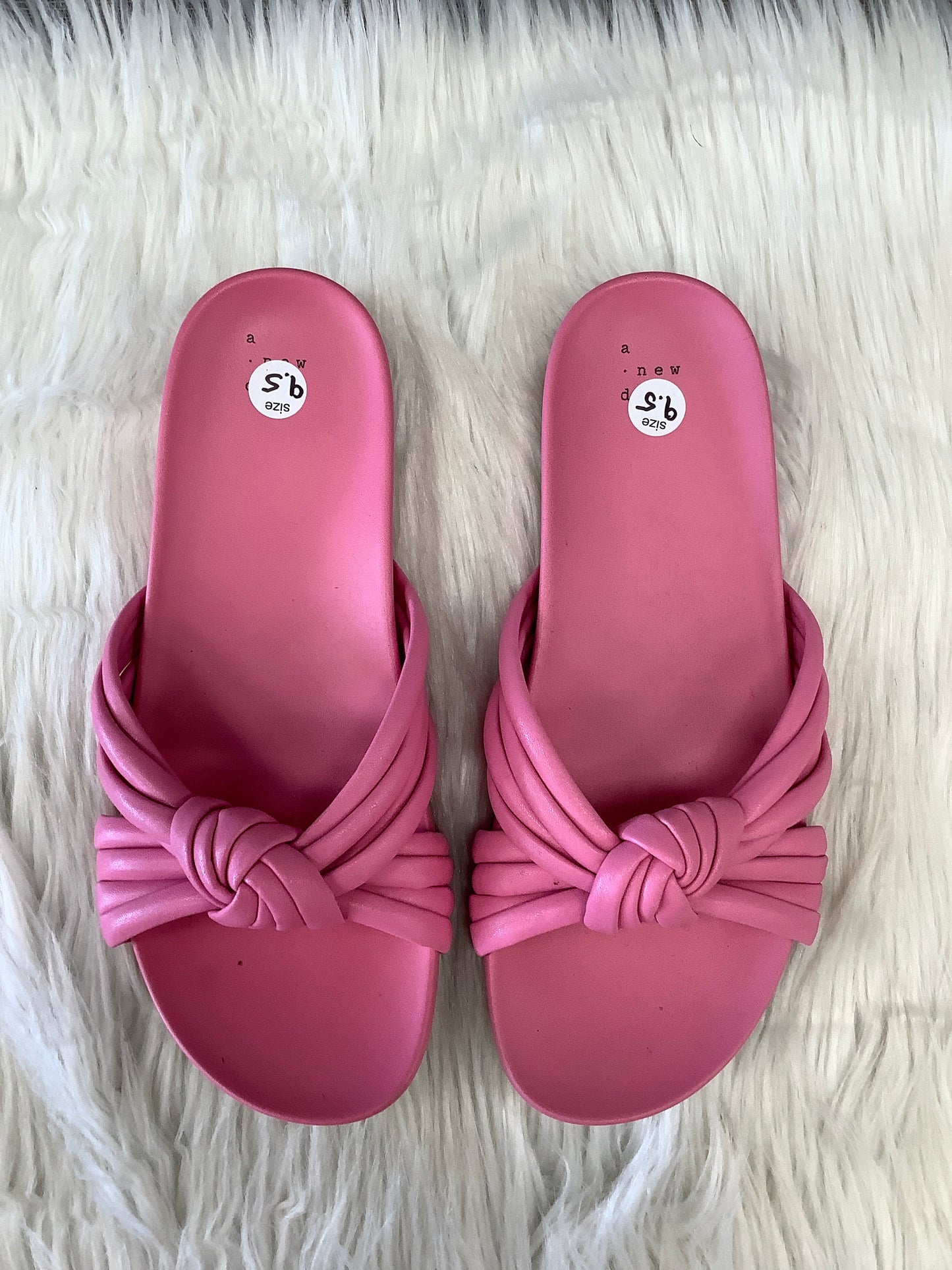 Pink Sandals Flats A New Day, Size 9.5