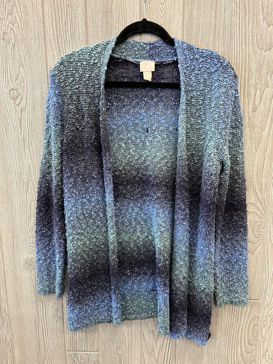 Sweater Cardigan By Chicos In Blue, Size: S