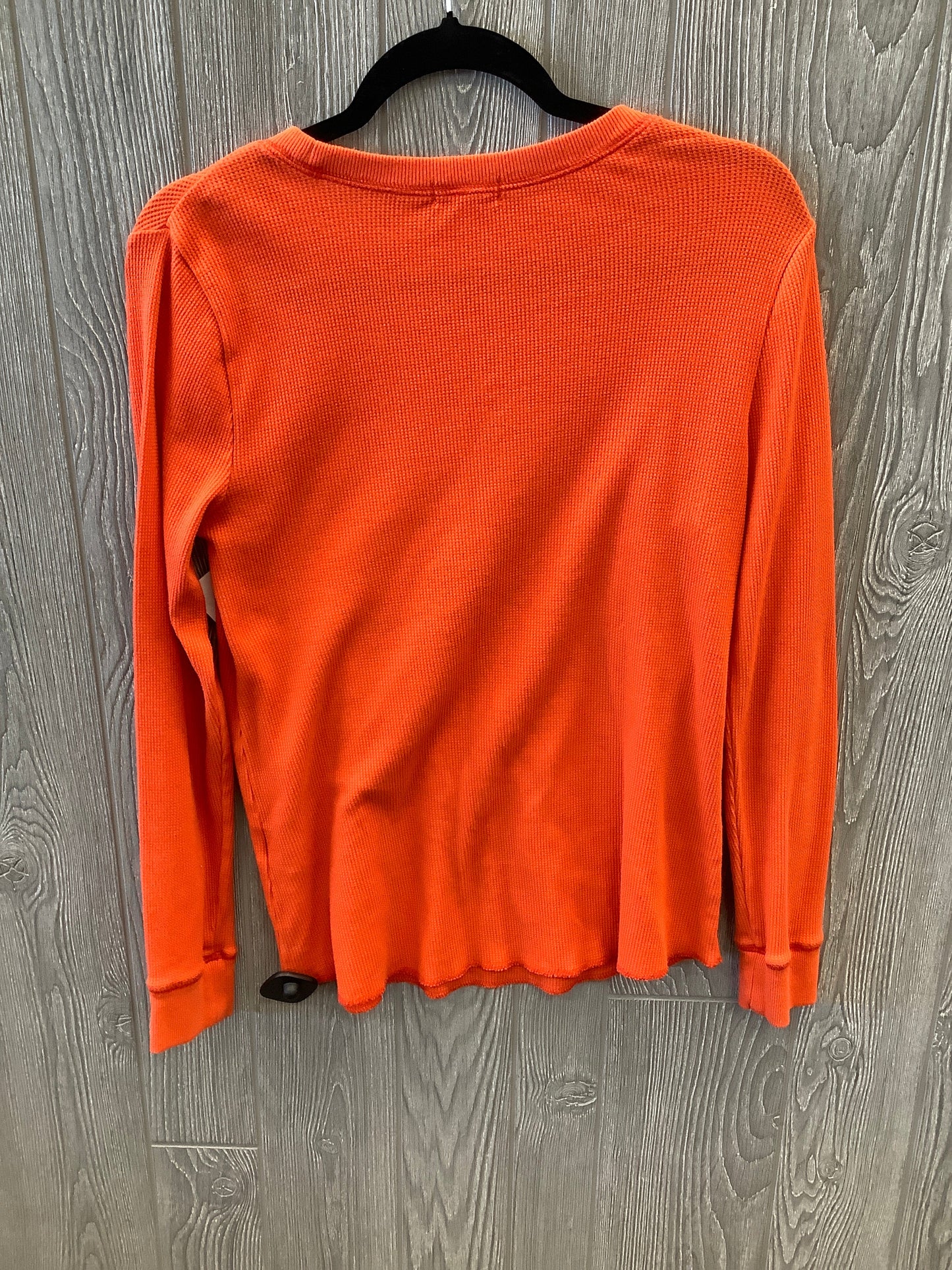 Top Long Sleeve Basic By Style And Company In Orange, Size: M