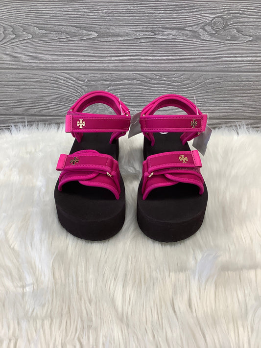 Sandals Designer By Tory Burch In Pink, Size: 8