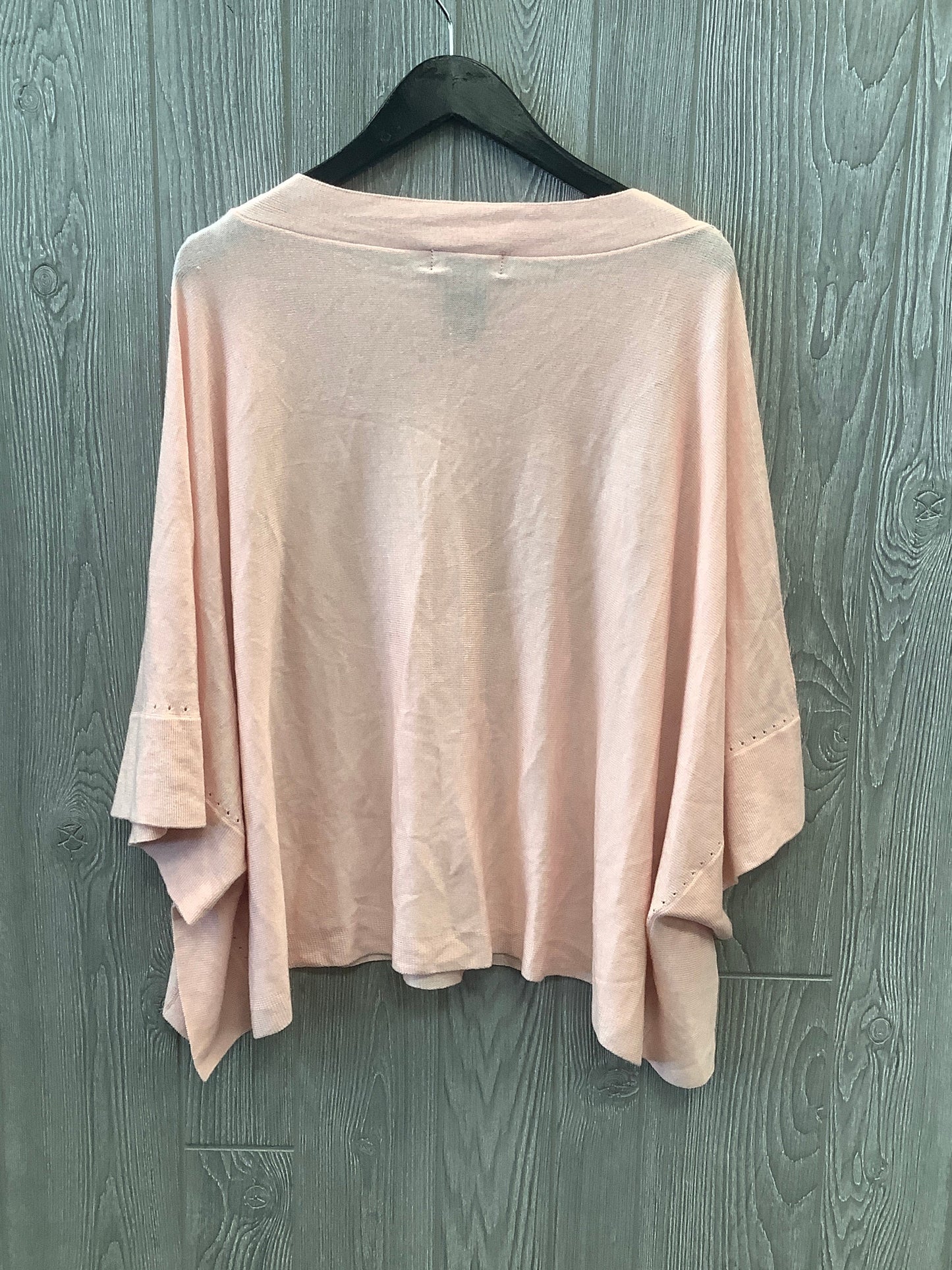 Poncho By Charlie Paige In Pink, Size: Osfm