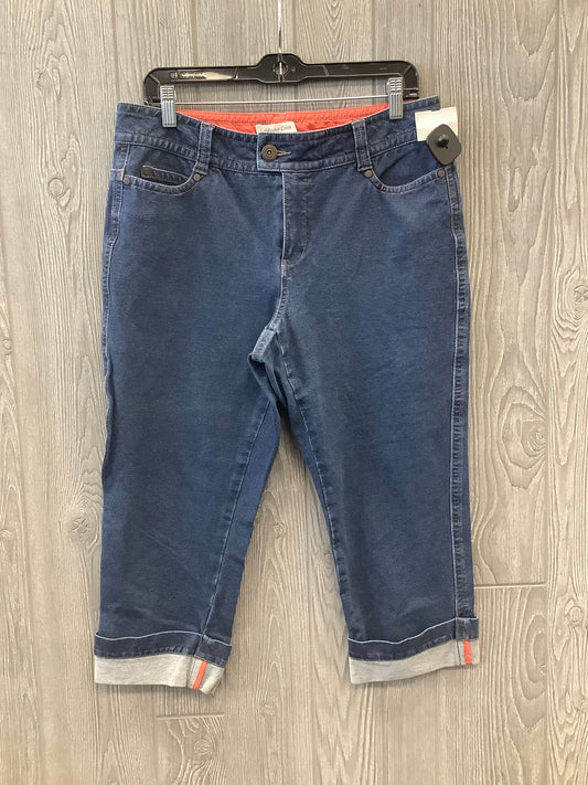 Capris By Coldwater Creek In Blue Denim, Size: 12