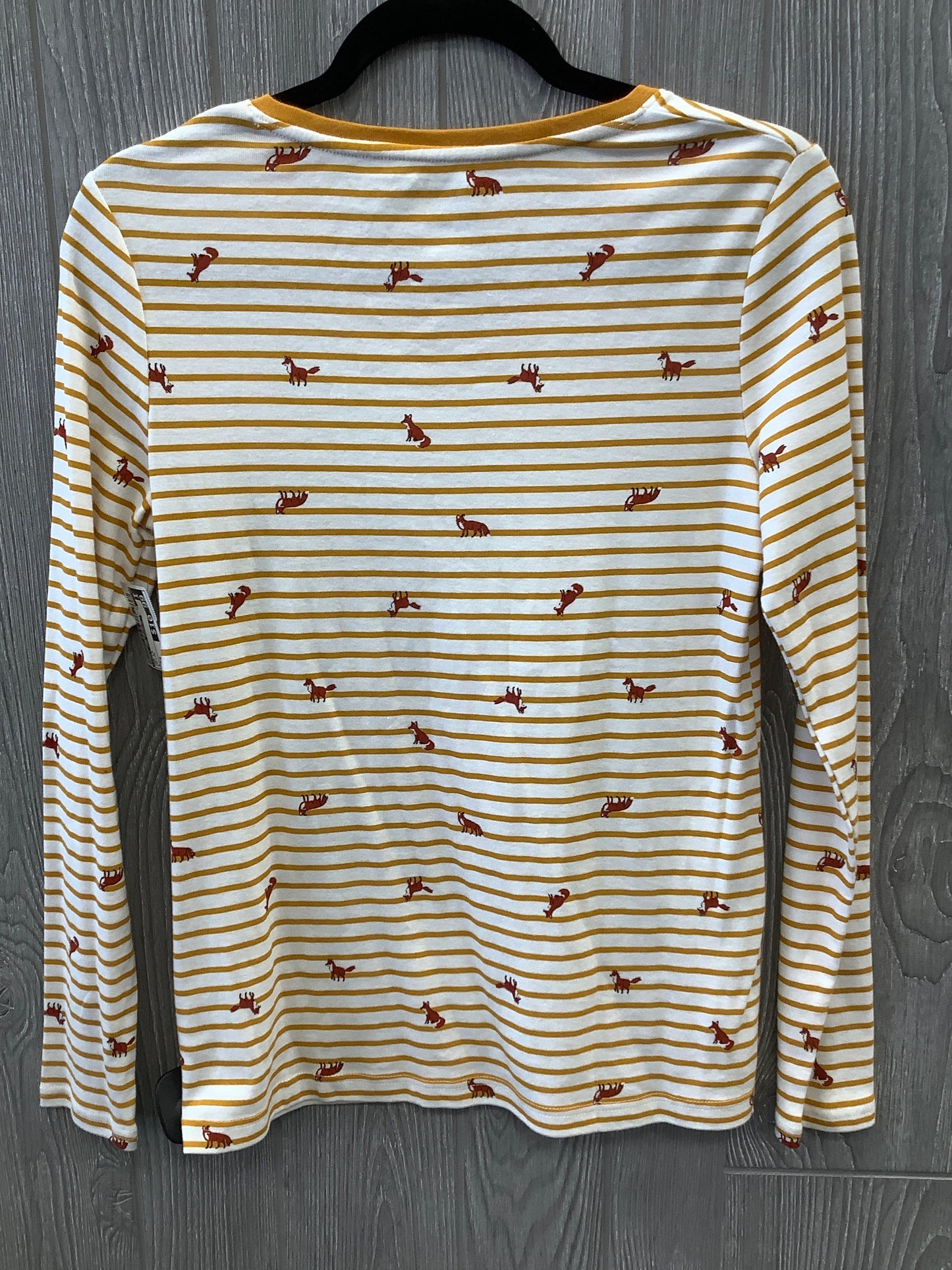 Top Long Sleeve By Croft And Barrow In Yellow, Size: S