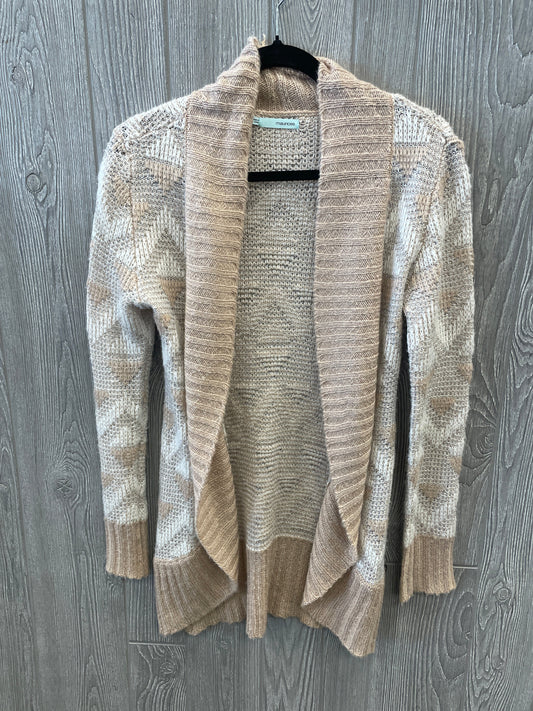 Sweater Cardigan By Maurices In Tan, Size: S