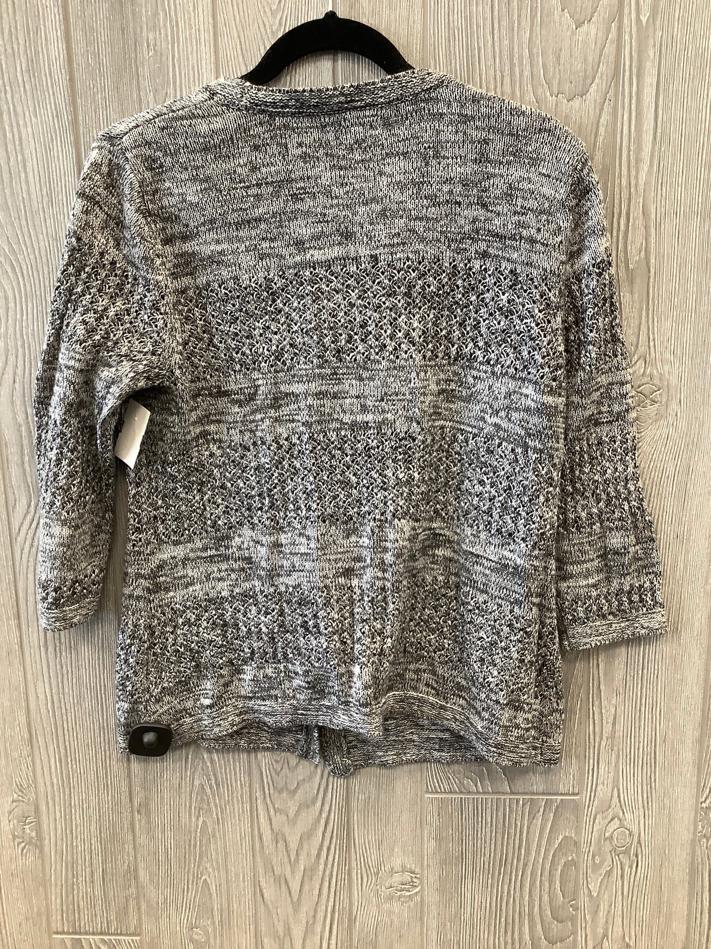 Sweater Cardigan By Croft And Barrow In Grey, Size: M