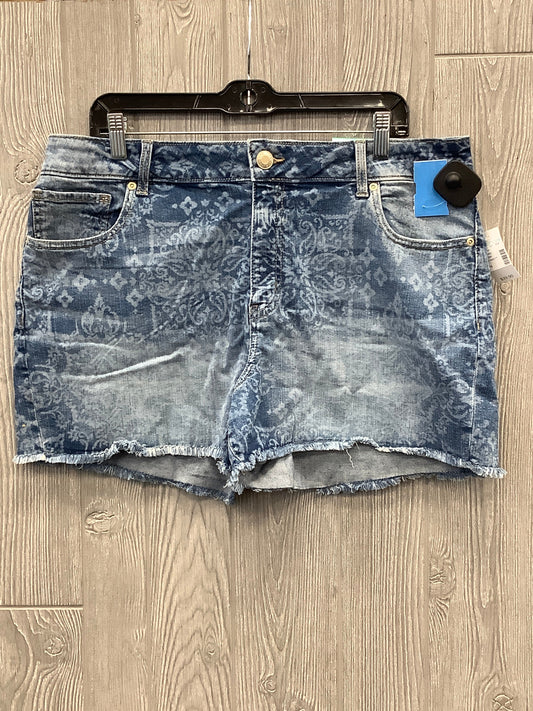 Shorts By Maurices In Blue Denim, Size: 18