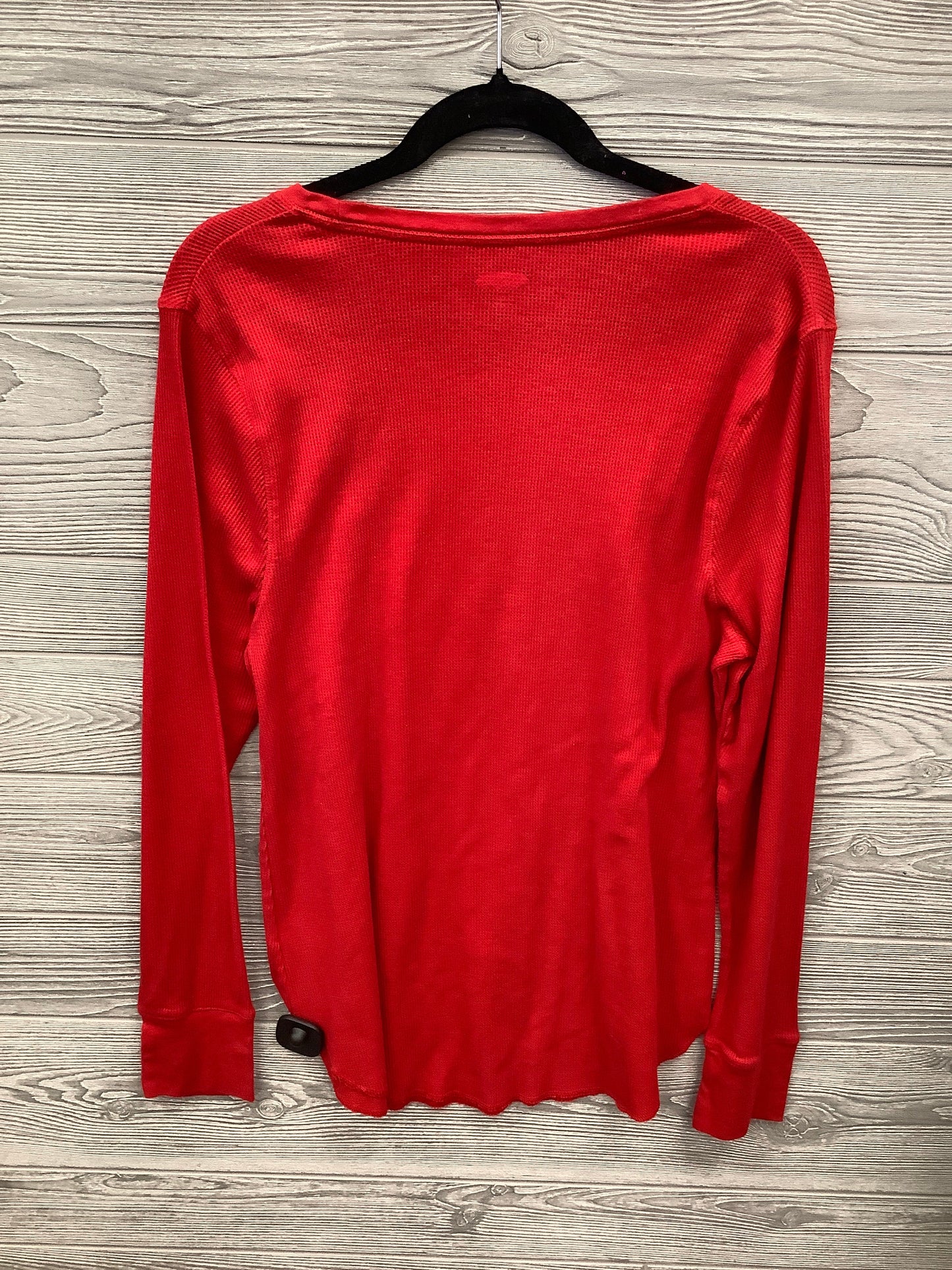 Top Long Sleeve By Old Navy In Red, Size: Xxl