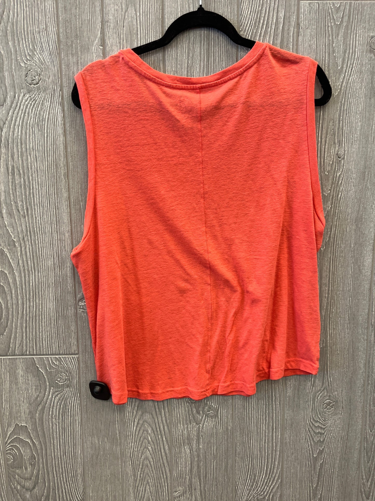 Top Sleeveless By Gap In Orange, Size: Xl