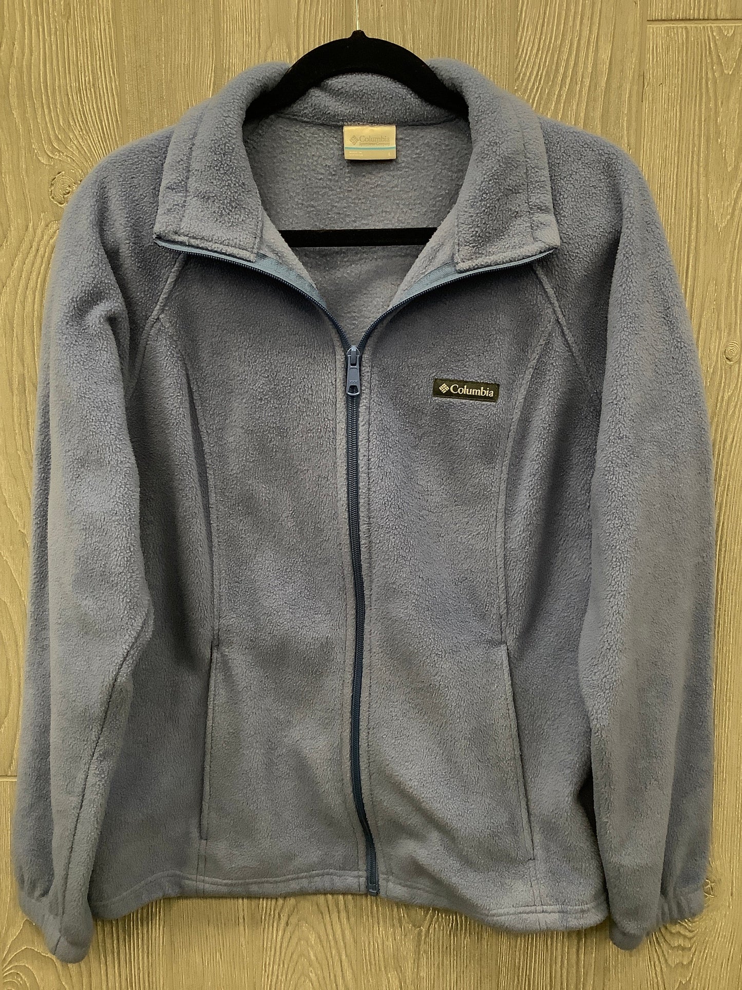 Jacket Fleece By Columbia In Blue, Size: L