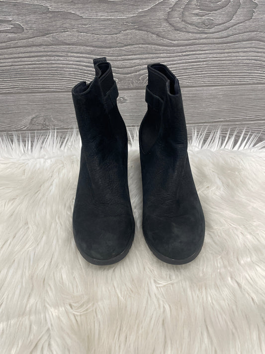 Boots Ankle Heels By Ugg In Black, Size: 8