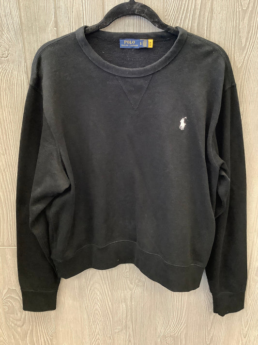 Sweatshirt Crewneck By Ralph Lauren Blue Label In Black, Size: Xl