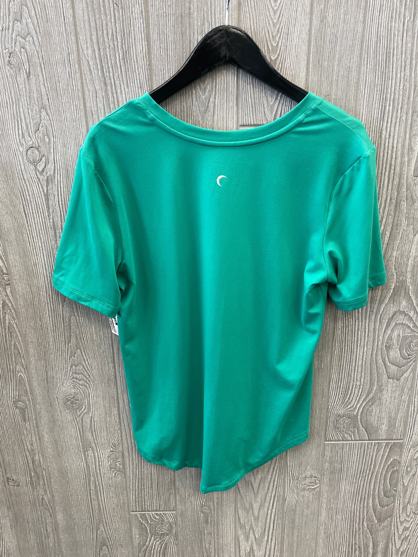 Athletic Top Short Sleeve By Zyia In Green, Size: L