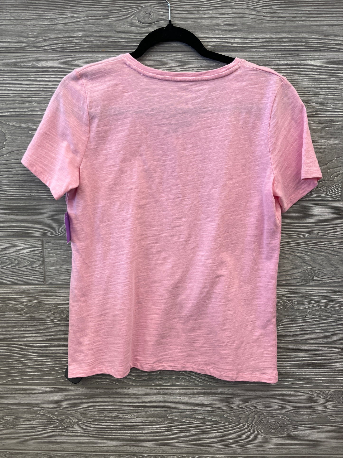 Top Short Sleeve By Talbots In Pink, Size: S