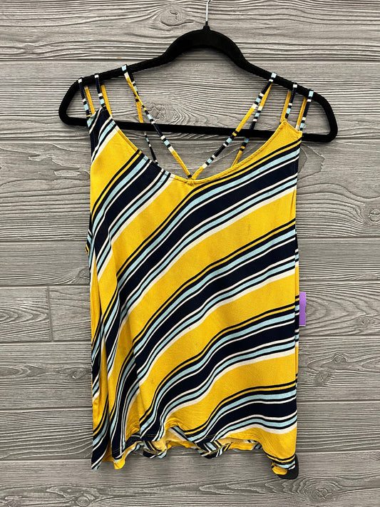 Top Sleeveless By Maurices In Yellow, Size: L