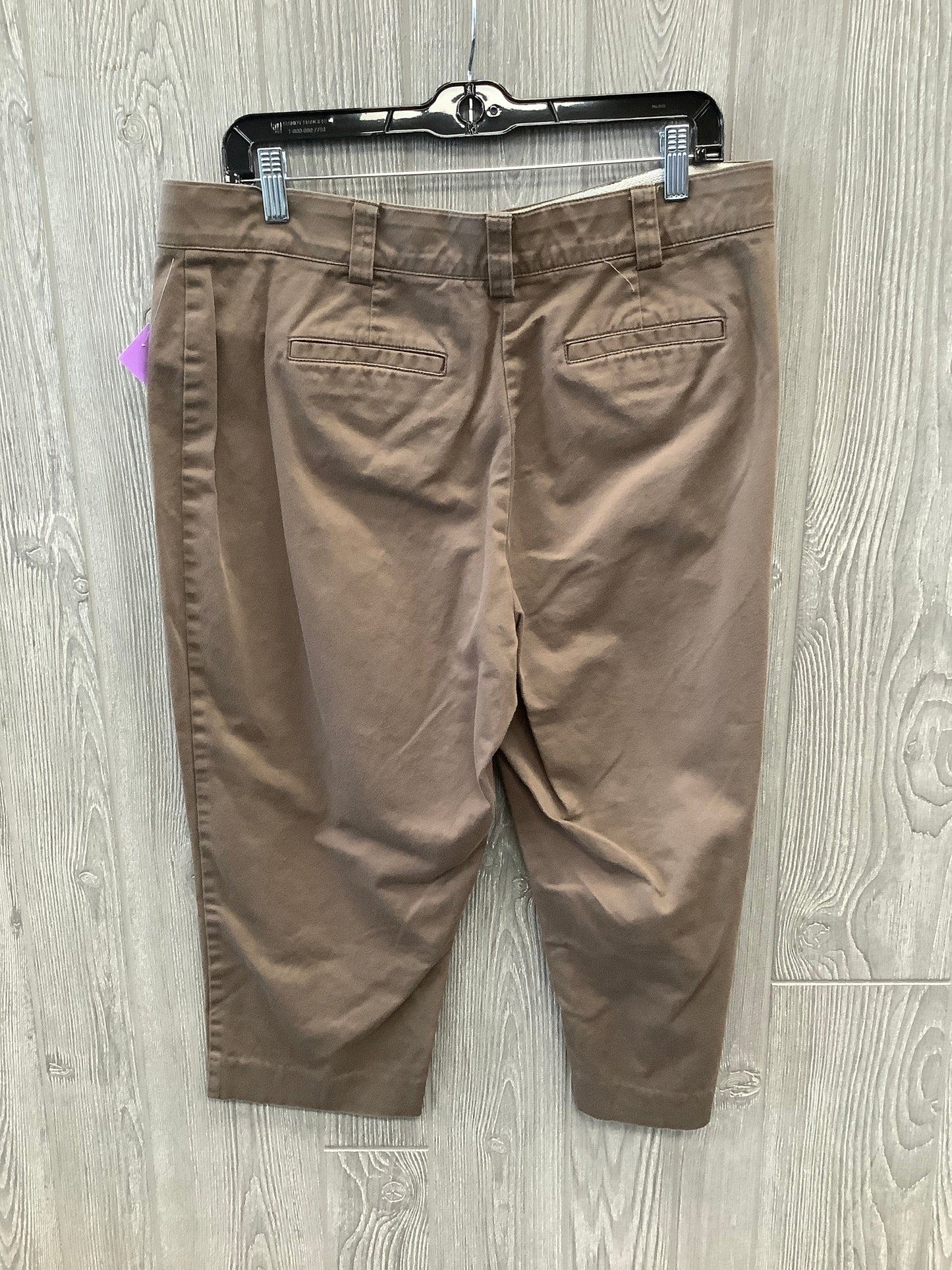 Capris By Counterparts In Brown, Size: 16