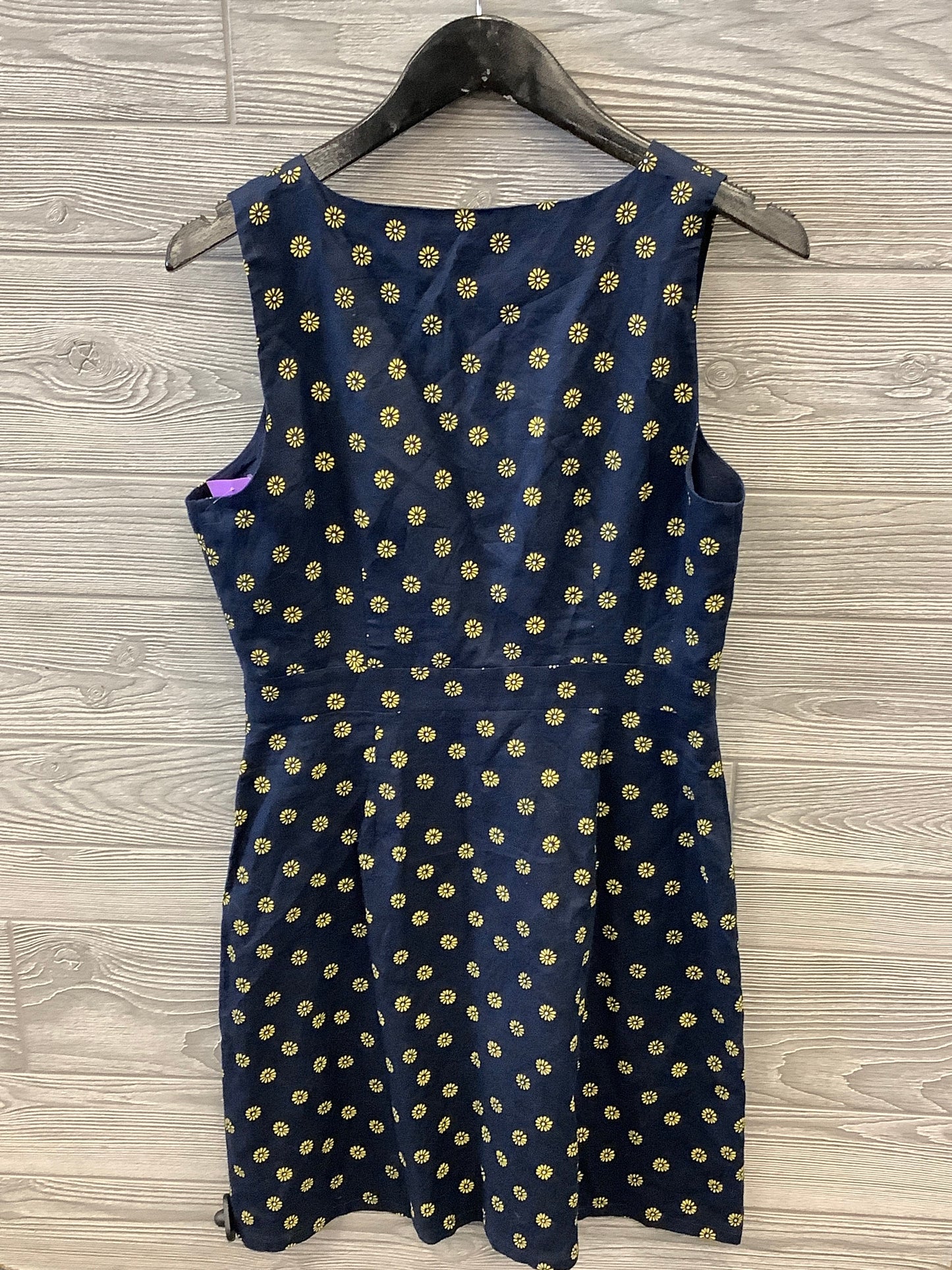 Blue Dress Casual Midi J. Crew, Size S