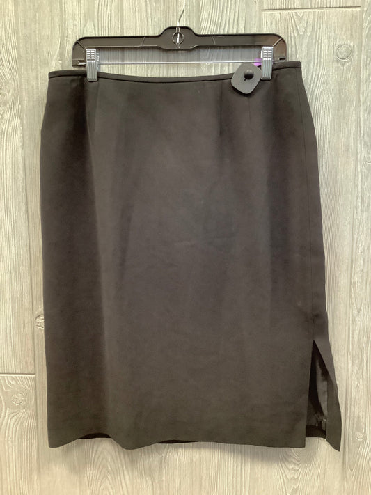 Skirt Midi By Kasper In Black, Size: 14