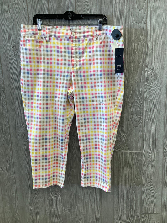 Multi-colored Capris Charter Club, Size 18