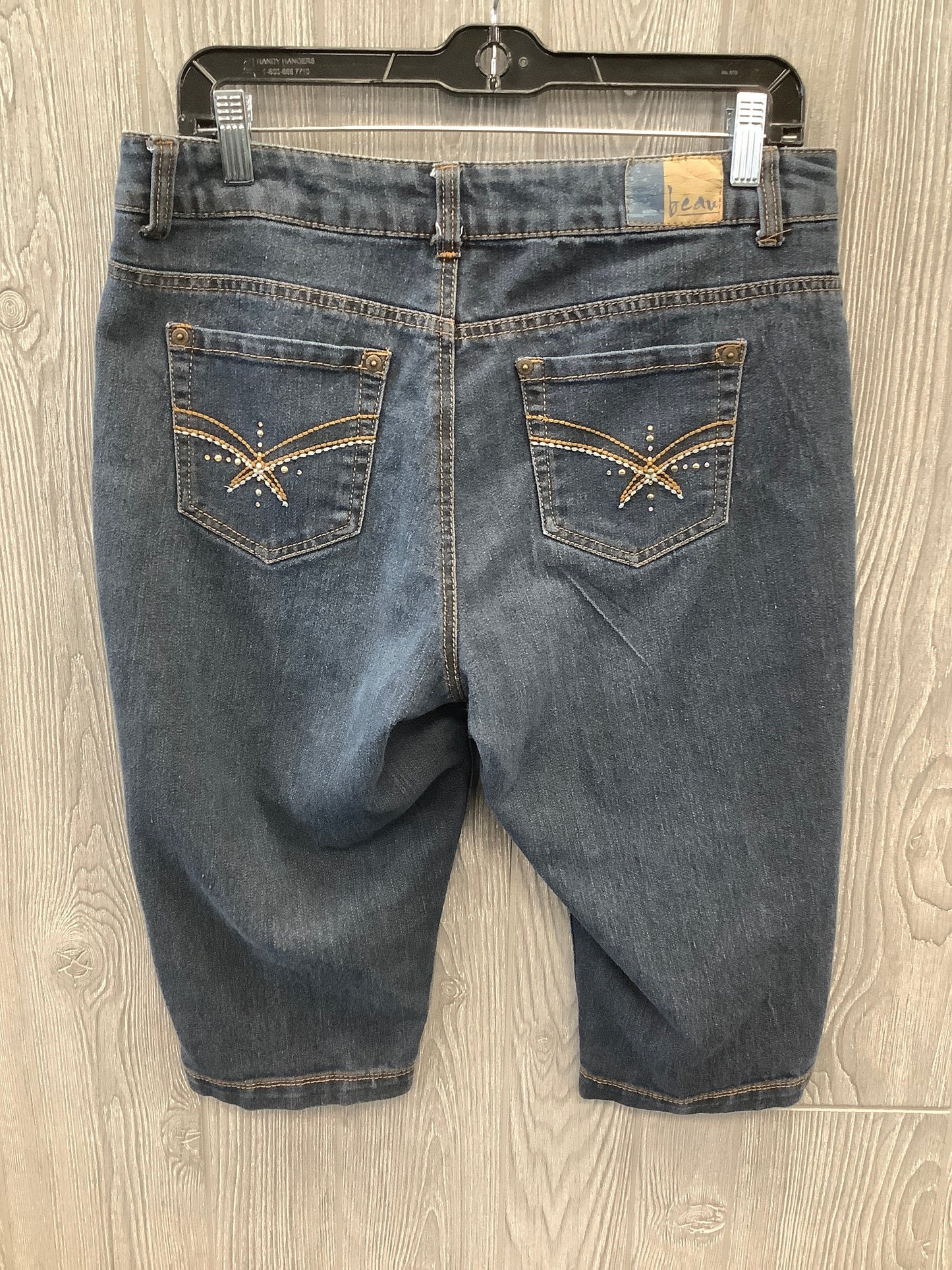 Capris By Clothes Mentor In Blue Denim, Size: 10