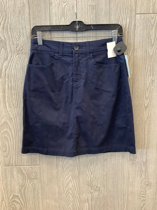 Blue Skirt Mini & Short Croft And Barrow, Size 4