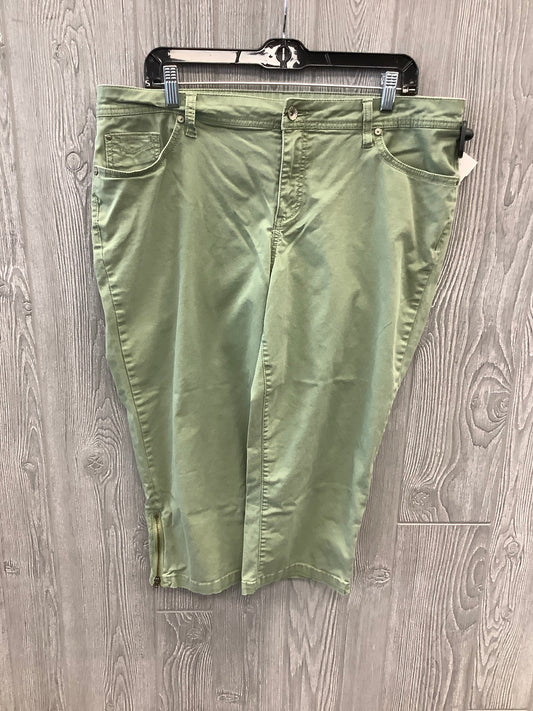 Shorts By Sonoma In Green, Size: 16