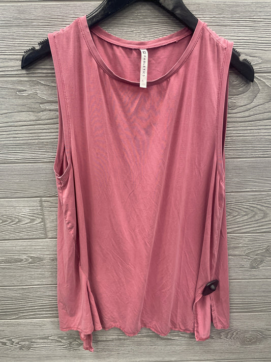 Athletic Tank Top By Fabletics In Pink, Size: S