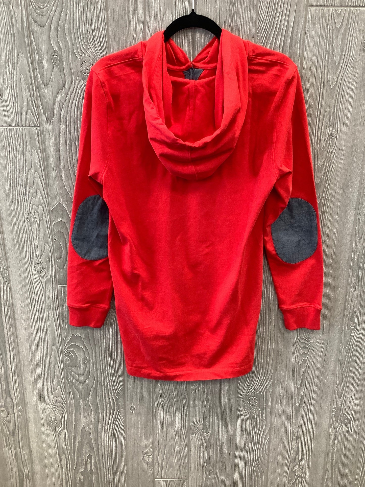 Red Sweatshirt Hoodie Lands End, Size M