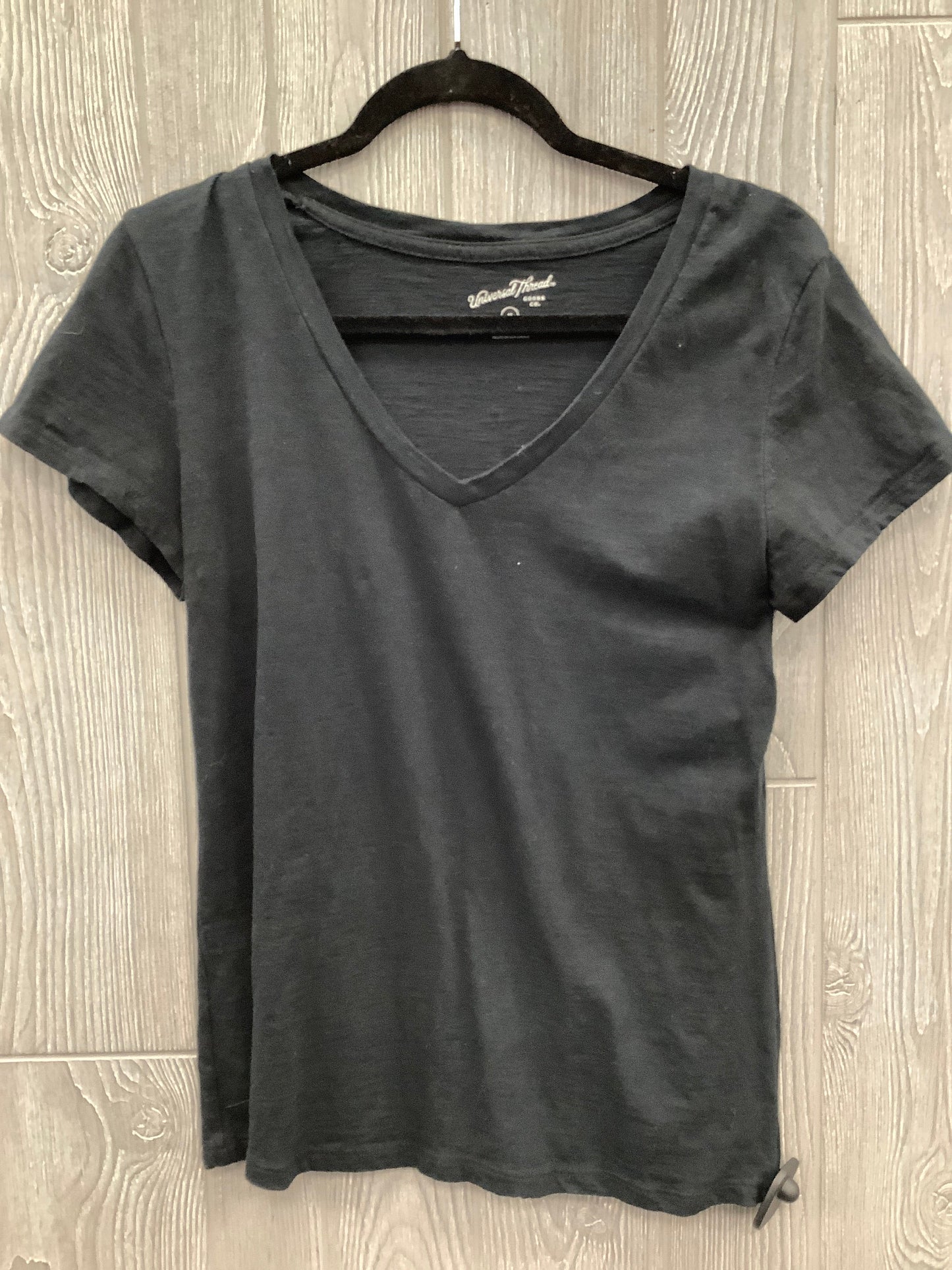 Top Short Sleeve By Universal Thread In Black, Size: M