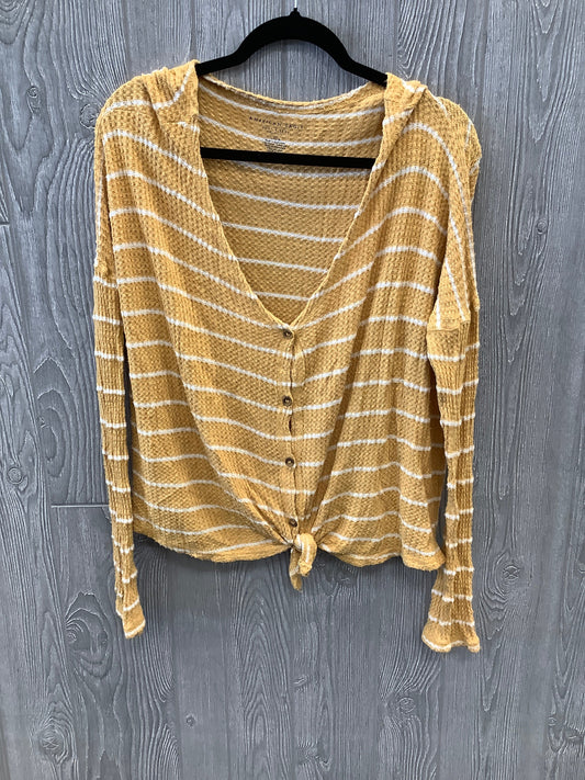 Yellow Top Long Sleeve American Eagle, Size L