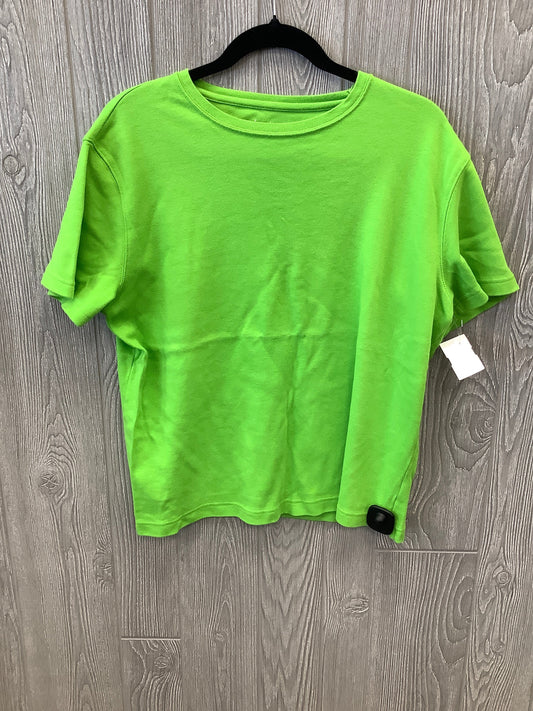 Green Top Short Sleeve Kim Rogers, Size L