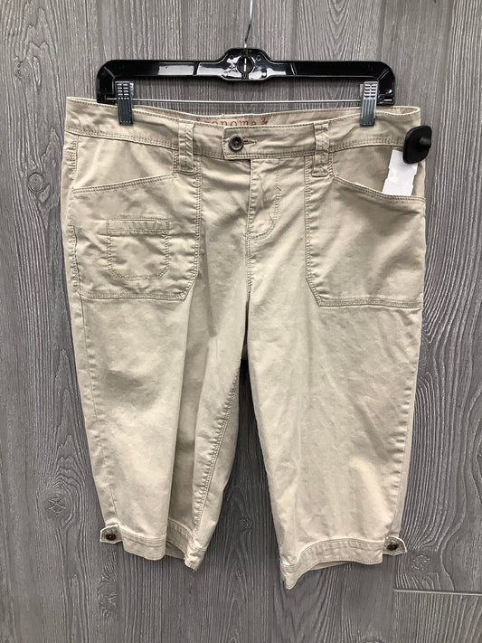 Tan Capris Sonoma, Size 10