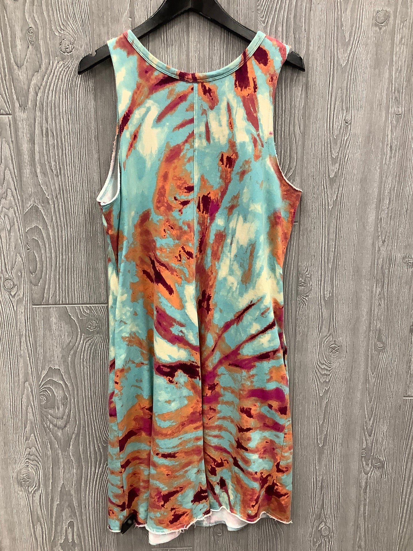 Dress Casual Midi By Cato In Tie Dye Print, Size: Xl